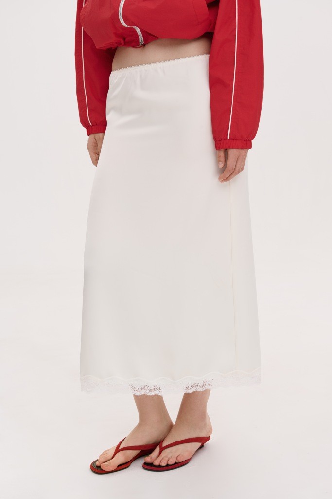 ШОВКОВА СПІДНИЦЯ ДОВЖИНИ МІДІ 1240-2 зображення 2